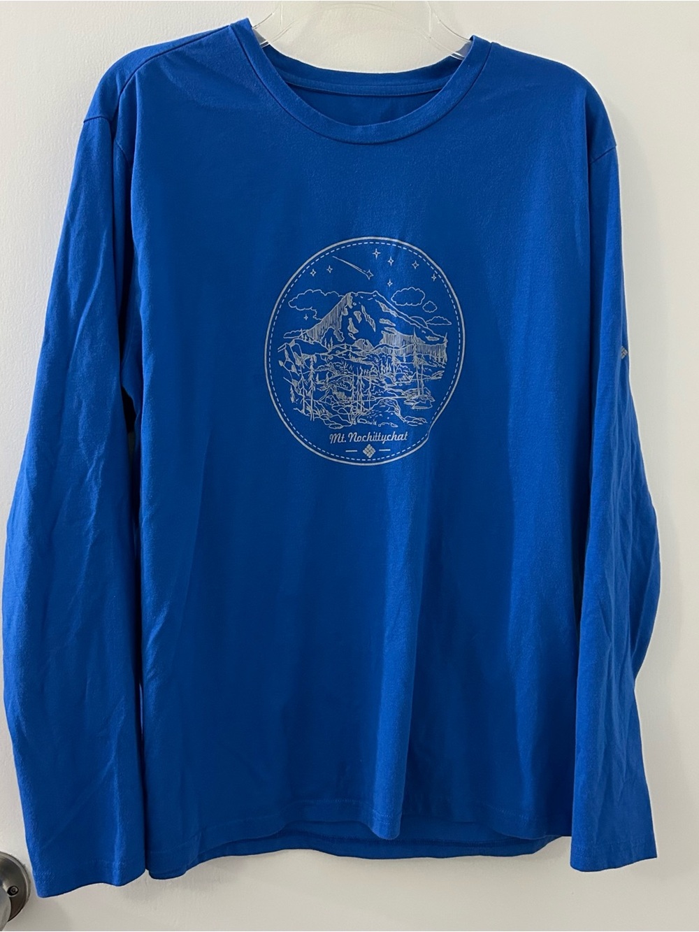Columbia Royal Blue Long-Sleeve Graphic Tee